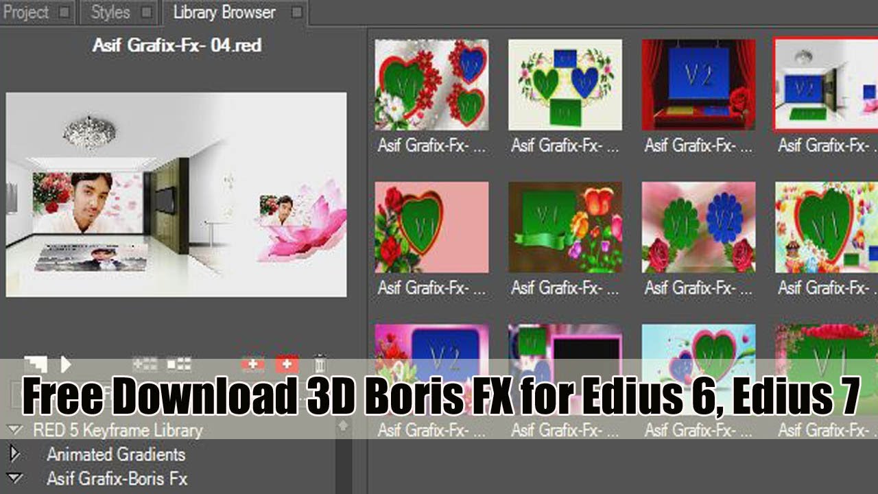 boris fx for edius 6 free download